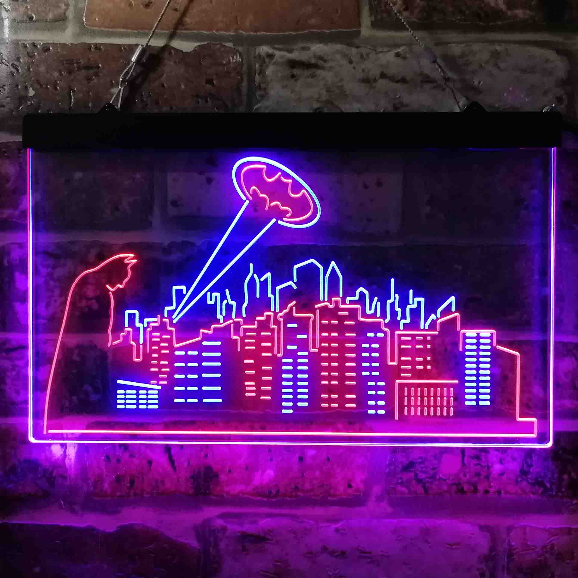 Gotham City Batman Dual LED Neon Light Sign